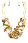 Large Sequins Statement Necklace Set