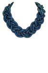 Crystal Mesh Braided Collar Necklace