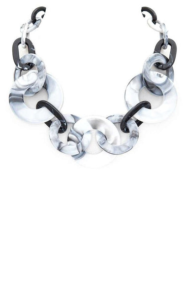 Celluloid Iconic Chain Link Collar Necklace
