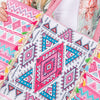 DIONA J BOHO PRINT FRINGE TOTE BAG ONE SIZE MULTICOLOR