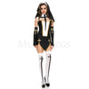 Bad Habit Nun Black & White Women's Halloween Cosplay Costume Set Size M/L