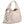 DIONA J WOMEN'S SMOOTH SCARF TOP HANDLE SATCHEL BAG COLOR BEIGE