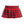 Music Legs Plaid Skirt with Zipper Closure