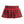 Plaid skirt with zipper closure