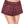 Plaid pleated mini skirt