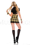 Black and Yellow School Girl Costume