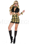 Black and Yellow School Girl Costume