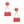 Red Quilted Bag Gold Earrings