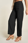 Davi & Dani Wide Leg Mid-Rise Pants