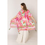 DIONA J FLORAL PRINT KIMONO ONE SIZE COLOR PINK