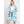 DIONA J FRONT ROPE FLOWER KIMONO ONE SIZE COLOR BLUE