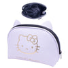 DIONA J THE CREME SHOP X HELLO KITTY GOLDEN ICON COSMETIC ZIPPER BAG