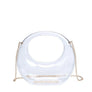 DIONA J WOMEN'S FASHION TRAVE EVENING STYLISH PARTY TOP HANDLE BAG COLOR CLEAR