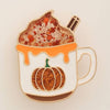 Pumpkin Spice Latte Single Brooch