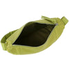 Diona J Designer Smooth Solid Stylish Zipper Crossbody Bag Green