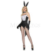 Tuxedo Madame Rabbit 4 Pc Strapless Women’s Halloween Cosplay Costume Set Sz M/L