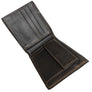Horse Genuine Leather Men’s Bifold Wallet, Vintage Personal Horse Embossed Design - DJ Comics