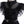 Black Costume Dress for Adults, Dark Gothic Dress with Belt, Perfect for Halloween Costume, Cosplay, and Birthday Party