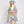 DIONA J HAND DRAWN WATERCOLOR TROPICAL LEAVES KIMONO ONE SIZE COLOR BLUE