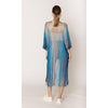 DIONA J TWO TONE LUREX KIMONO CARDIGAN ONE SIZE COLOR TURQUOISE