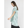 DIONA J FASHION LEAF PRINT KIMONO ONE SIZE COLOR GREEN