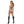 Sexy Snakeskin 4 PC Plunge Neck Bodysuit with Lace-Up Front Costume Set Size XS