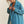 J.NNA Tweed Double-Breasted Long Sleeve Coat