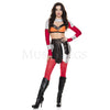 Glorious Mercenary Black Women’s Halloween Cosplay Costume Set Size S/M