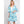 DIONA J FRONT ROPE FLOWER KIMONO ONE SIZE COLOR BLUE