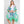 DIONA J HAND DRAWN WATERCOLOR FLOWER GARDEN KIMONO ONE SIZE COLOR GREEN
