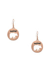 Diona J Mama Bear Cut Dangle Earrings Mother's Day Jewelry Accessories