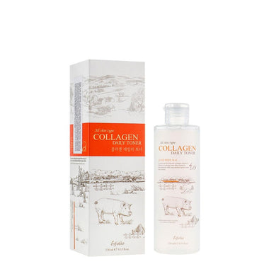 K BEAUTY KOREAN COSMETICS ESFOLIO COLLAGEN DAILY 9.13 OZ TONER ALL SKIN TYPES