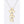 Diona J Abalone Cubic Zirconia Flower Pendant Necklace Set Rhodium