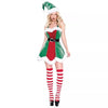 Sexy Christmas North Pole Elf Costume Festive Santa's Helper Fancy Dress Outfit Holiday Parties Seasonal Events (Extra Large)