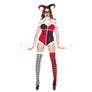 Devious Harlequin Costume Romper Women’s Halloween Cosplay Costume Set Size M/L
