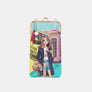 Nicole Lee USA Printed Kisslock Phone and Sunglass Purse