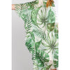 DIONA J TROPICAL MESH FRONT KNOT KIMONO COVER UP ONE SIZE GREEN