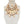 DIONA J CHUNKY CHAIN PEARL STATEMENT NECKLACE SET CREAM/GOLD