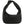 DIONA J WOMEN'S FASHION BRAID TEXTURE KNOT ZIPPER SHOULDER BAG COLOR BLACK