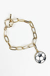 VARIET YOF SPORTS BALL EPOXY PENDANT CHAIN BRACELE