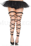 Plus size elastic leg wrap