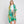 DIONA J HAND DRAWN WATERCOLOR TROPICAL LEAVES KIMONO ONE SIZE COLOR GREEN