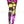 Tie dye spandex opaque pantyhose (Glow UV Reactive)