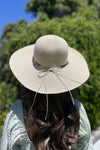 Floppy Straw Sun Hat WIth Strap