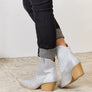 East Lion Corp Rhinestone Ankle Cowboy Boots