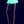 Vertical striped rainbow fishnet tights (Glow UV Reactive)