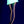Vertical striped rainbow fishnet tights (Glow UV Reactive)