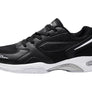 Men's High Arch Firm Support All-In-One Black Walking Shoes, Comfort & Performance Style