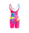 Barbie Cosplay Outfit for Women - Ken Gosling Retro Pink Sports Wear Set with Dots Skatewear Top & Swimsuit Bottoms for Halloween Costume Parties