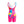 Barbie Cosplay Outfit for Women - Ken Gosling Retro Pink Sports Wear Set with Dots Skatewear Top & Swimsuit Bottoms for Halloween Costume Parties